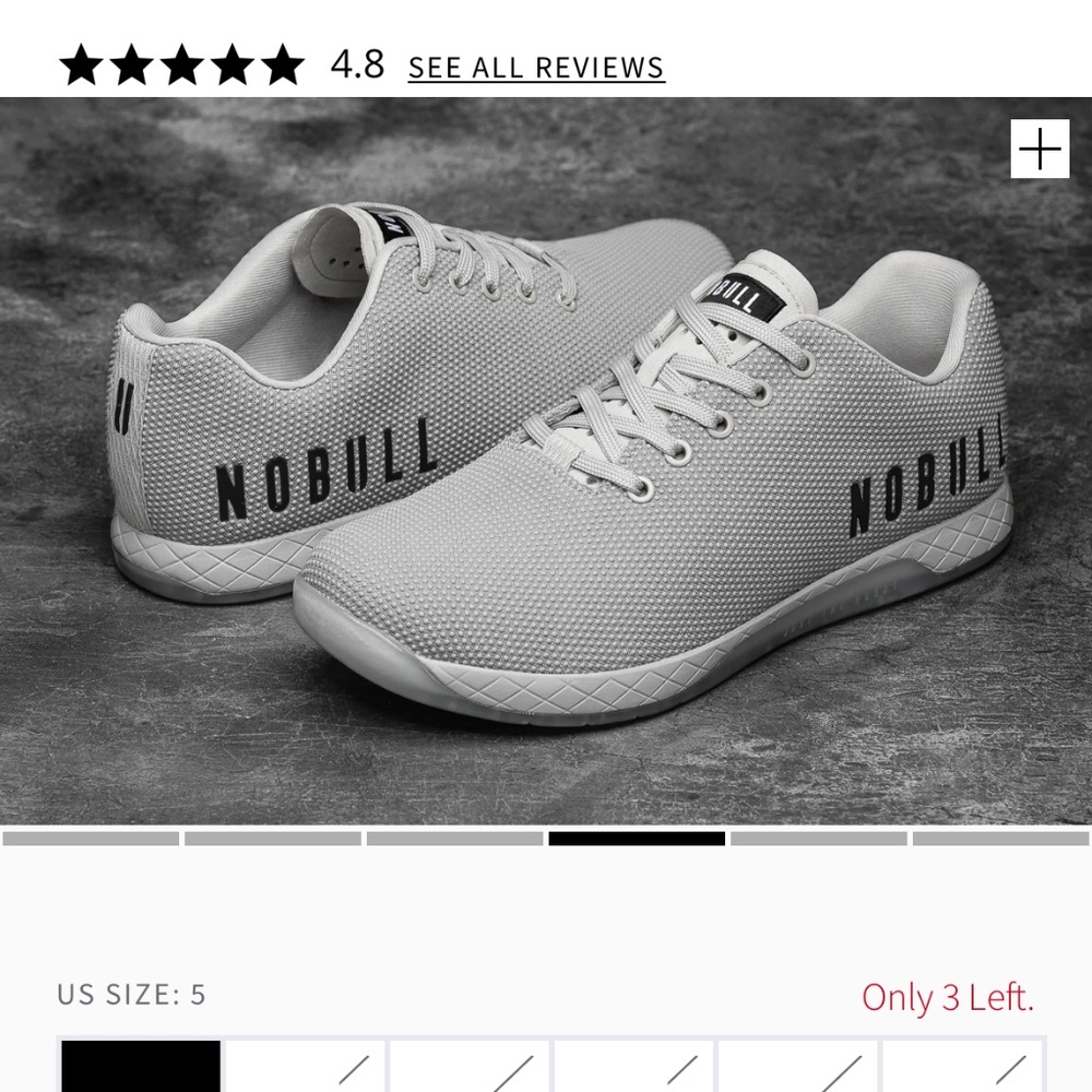 NOBULL Trainers - women size  8 / men size 6.5